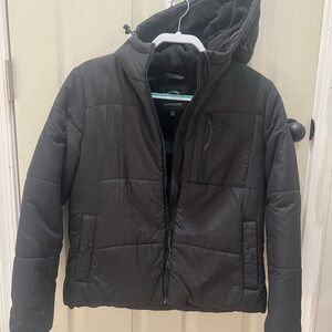 Billabong Black Puffer Jacket